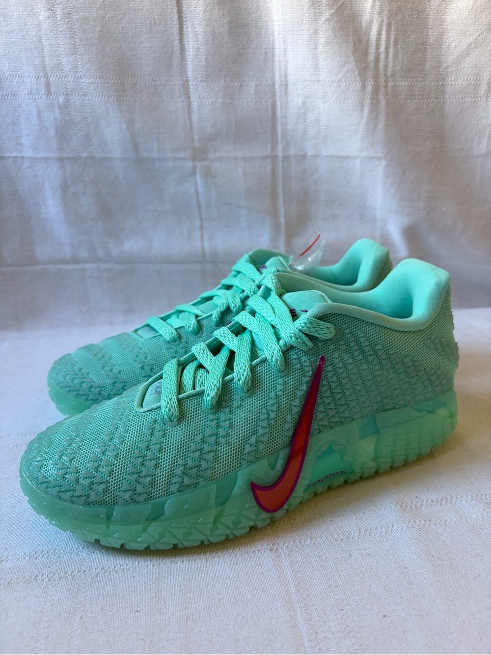 Nike Ja 3 Twelve Time Blue Mint Green Basketball Shoes Men's Size 6 IQ6755-300